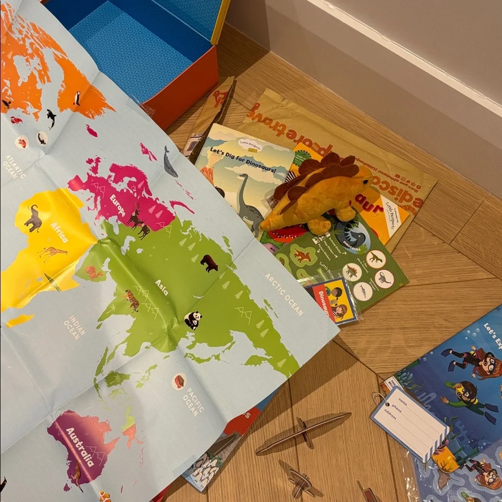 Little Passports Early Explorers Premium HUGE Bundle Suitcase Books Ages 3-5